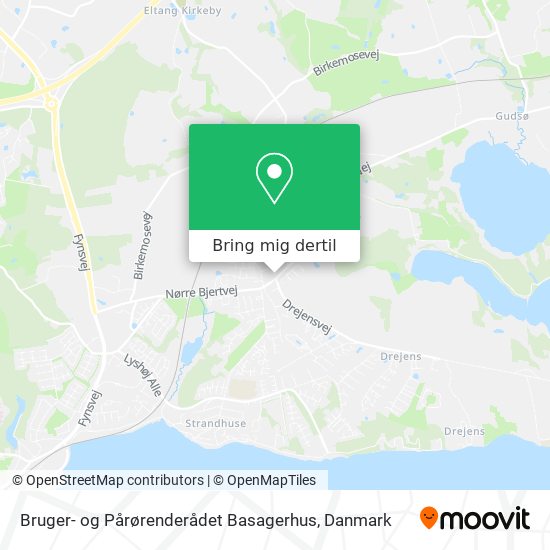 Bruger- og Pårørenderådet Basagerhus kort