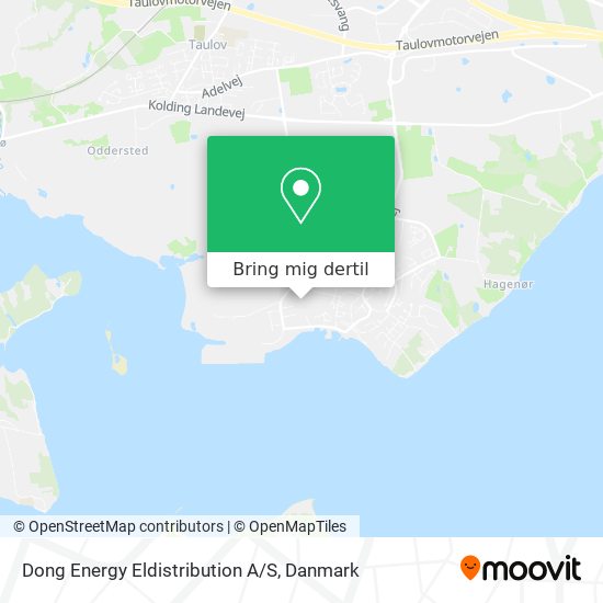 Dong Energy Eldistribution A/S kort