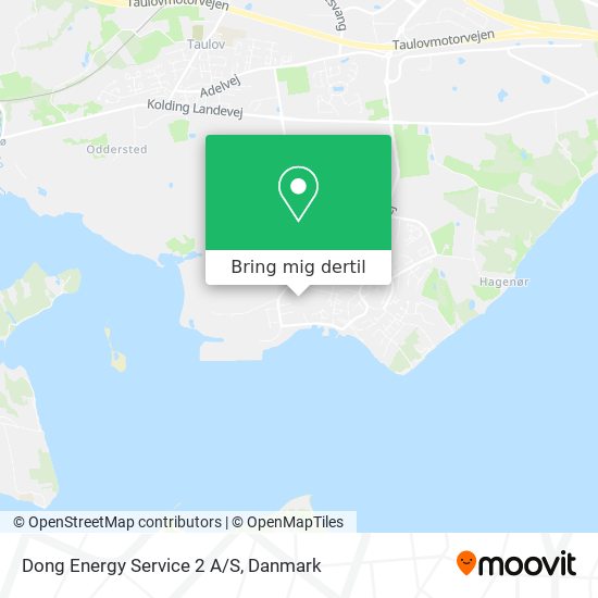 Dong Energy Service 2 A/S kort