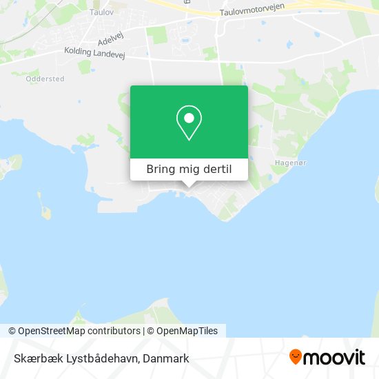 Skærbæk Lystbådehavn kort