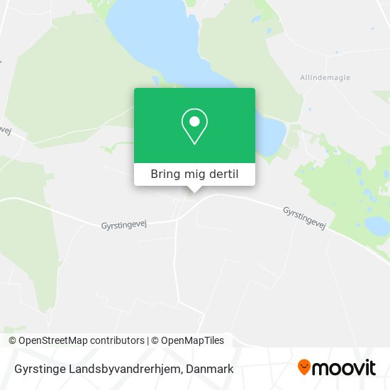 Gyrstinge Landsbyvandrerhjem kort