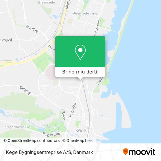 Køge Bygningsentreprise A/S kort