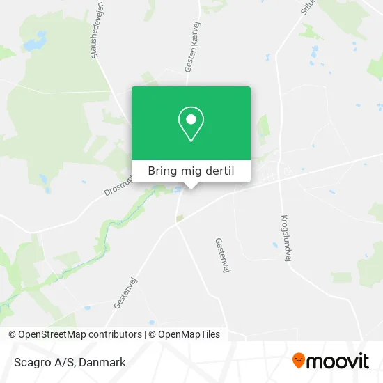 Scagro A/S kort
