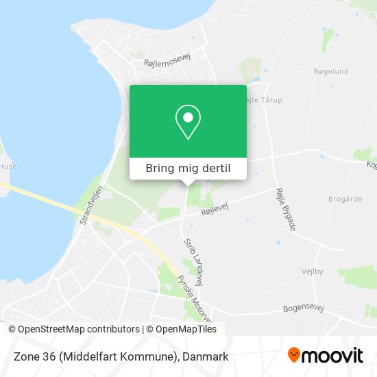 Zone 36 (Middelfart Kommune) kort