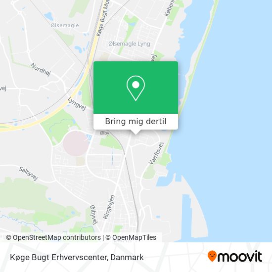 Køge Bugt Erhvervscenter kort