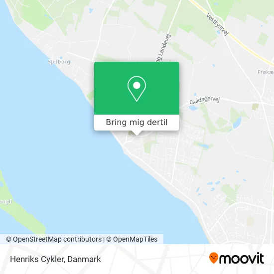 Henriks Cykler kort