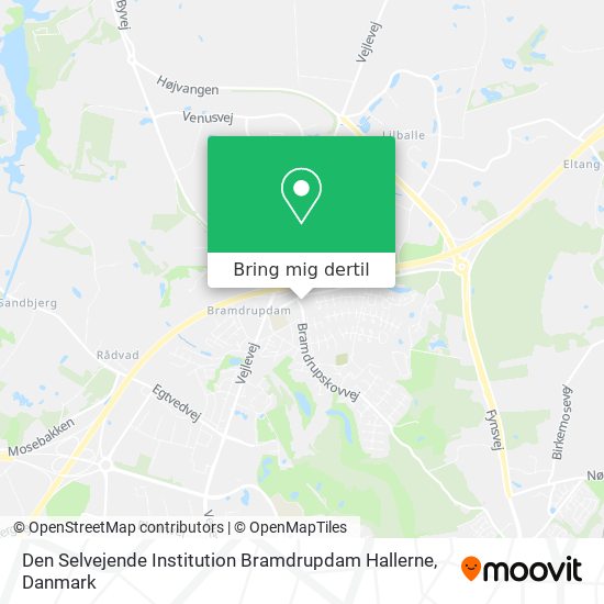 Den Selvejende Institution Bramdrupdam Hallerne kort