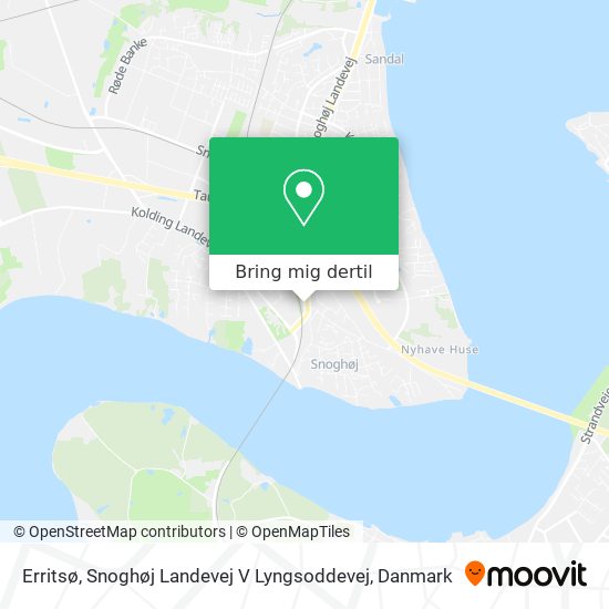Erritsø, Snoghøj Landevej V Lyngsoddevej kort