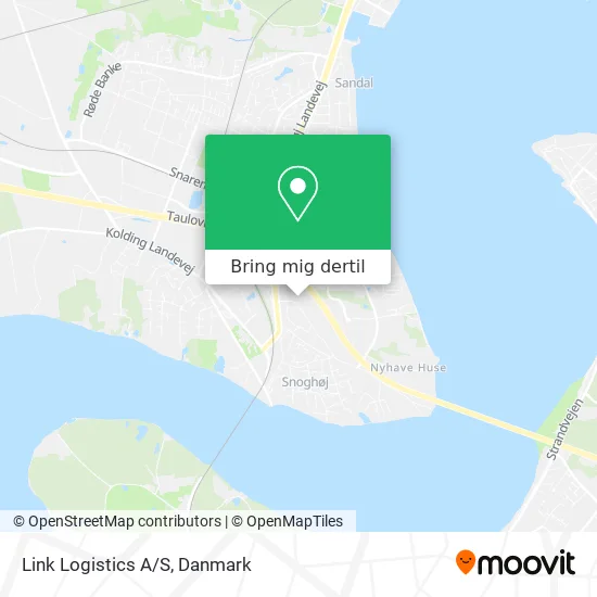 Link Logistics A/S kort