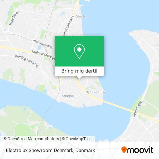 Electrolux Showroom Denmark kort