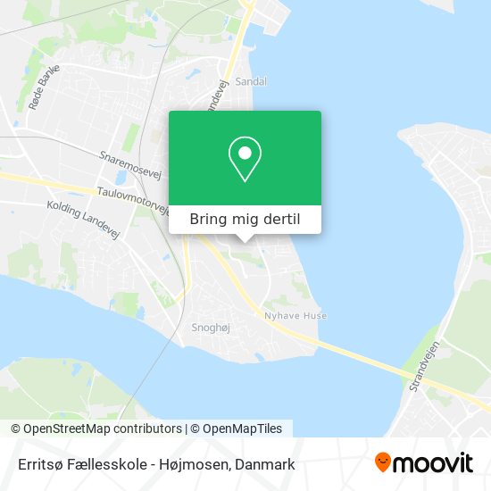 Erritsø Fællesskole - Højmosen kort
