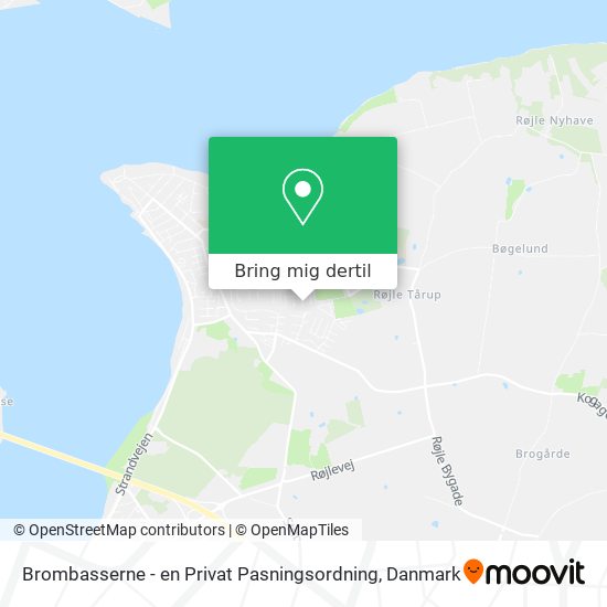 Brombasserne - en Privat Pasningsordning kort