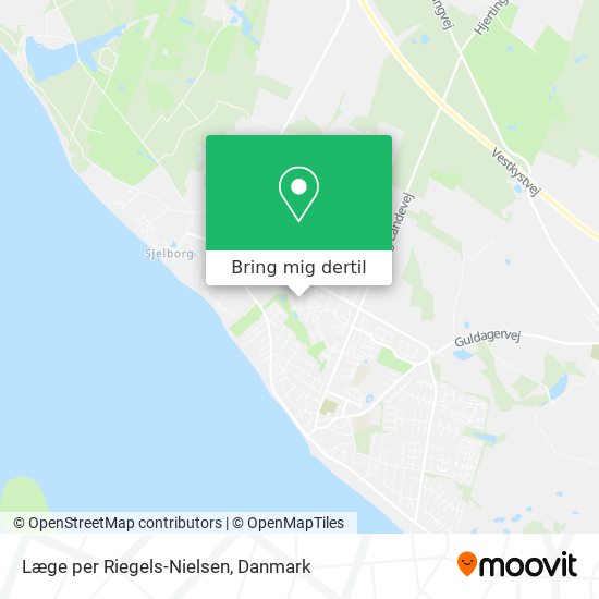 Læge per Riegels-Nielsen kort