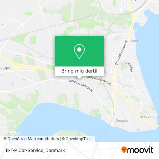 B-T-P Car-Service kort