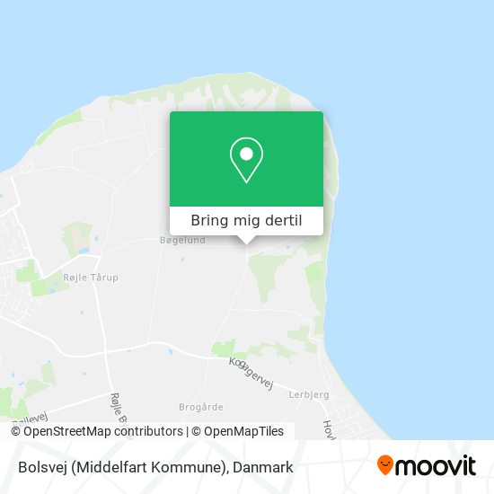 Bolsvej (Middelfart Kommune) kort