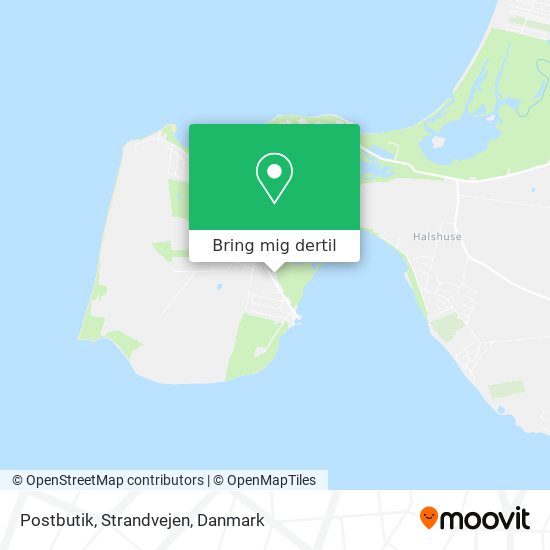 Postbutik, Strandvejen kort