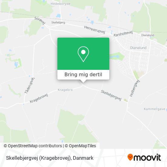 Skellebjergvej (Kragebrovej) kort