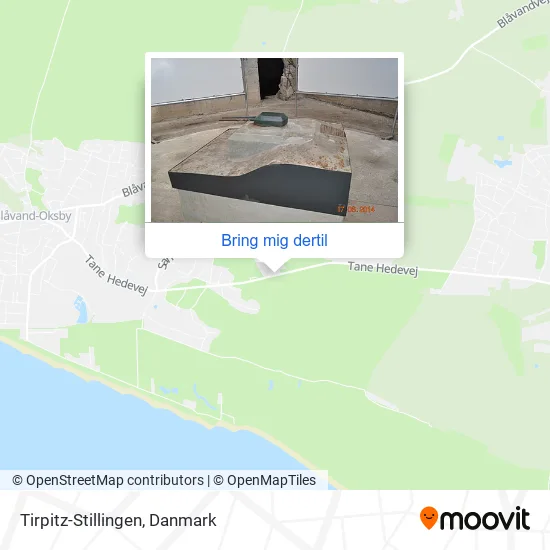 Tirpitz-Stillingen kort