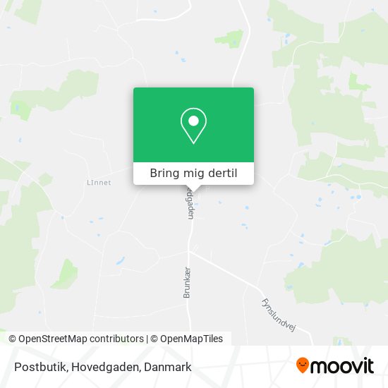 Postbutik, Hovedgaden kort