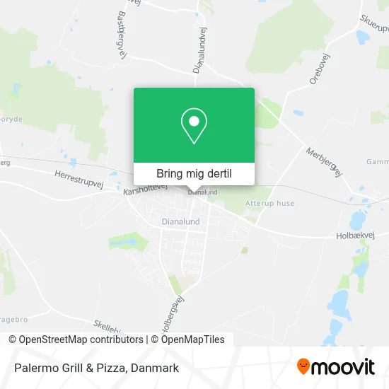 Palermo Grill & Pizza kort