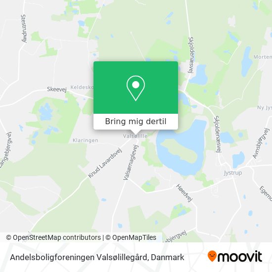 Andelsboligforeningen Valsølillegård kort