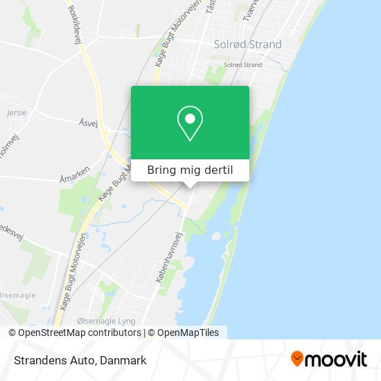 Strandens Auto kort