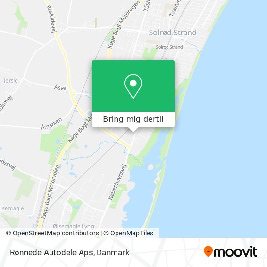 Rønnede Autodele Aps kort