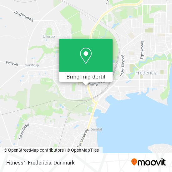 Fitness1 Fredericia kort