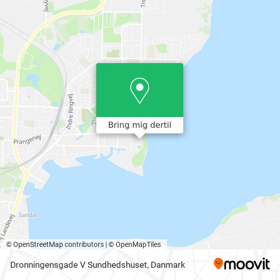 Dronningensgade V Sundhedshuset kort