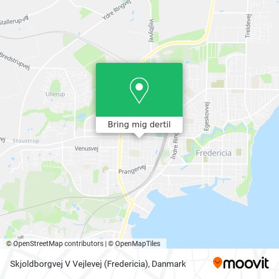 Skjoldborgvej V Vejlevej (Fredericia) kort