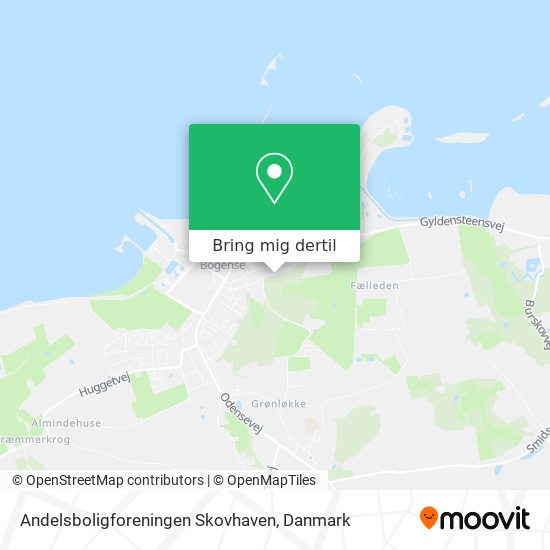 Andelsboligforeningen Skovhaven kort