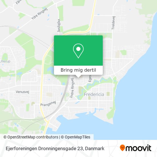 Ejerforeningen Dronningensgade 23 kort