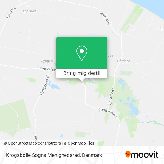 Krogsbølle Sogns Menighedsråd kort