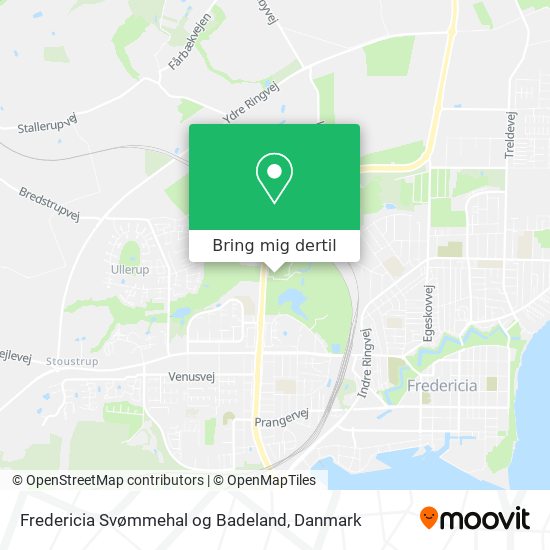 Fredericia Svømmehal og Badeland kort