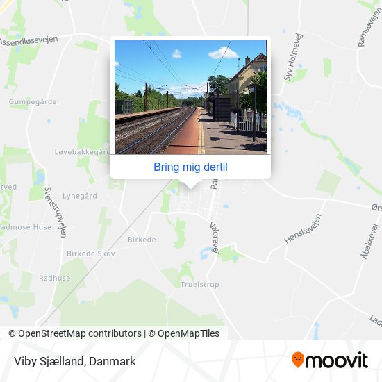 Viby Sjælland kort