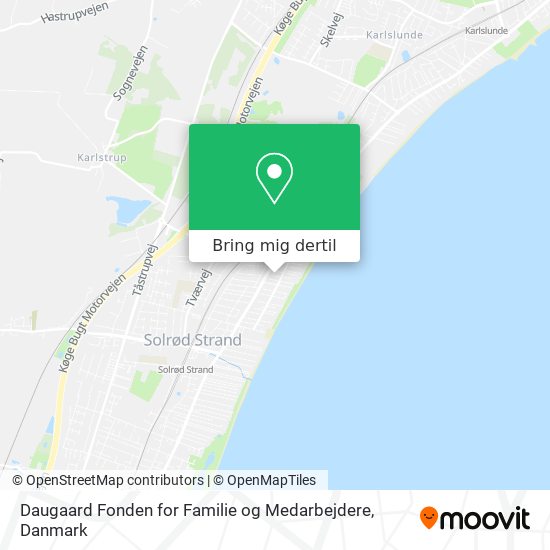 Daugaard Fonden for Familie og Medarbejdere kort