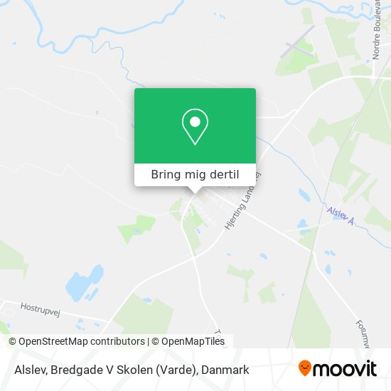 Alslev, Bredgade V Skolen (Varde) kort