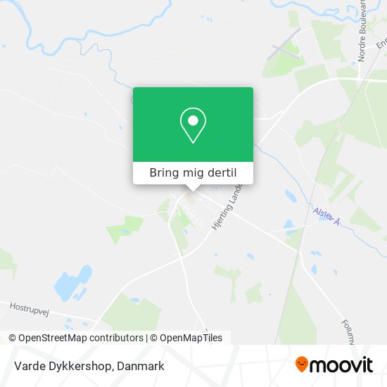 Varde Dykkershop kort