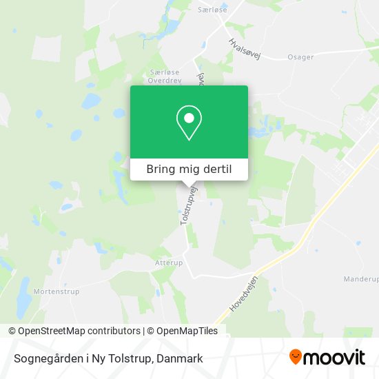 Sognegården i Ny Tolstrup kort