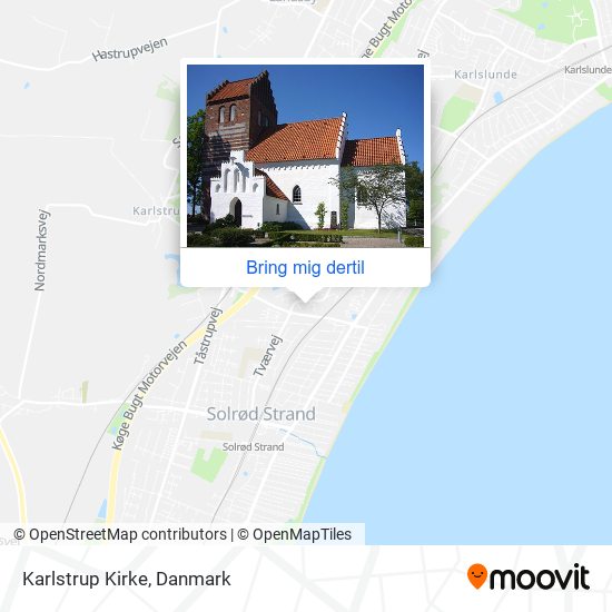 Karlstrup Kirke kort