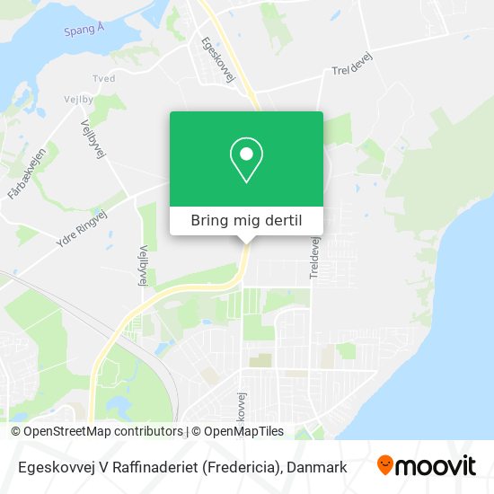 Egeskovvej V Raffinaderiet (Fredericia) kort