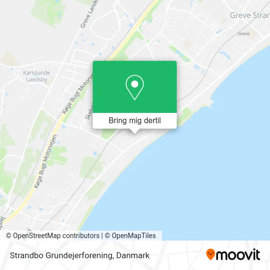 Strandbo Grundejerforening kort