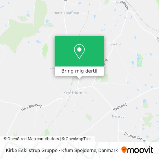 Kirke Eskilstrup Gruppe - Kfum Spejderne kort