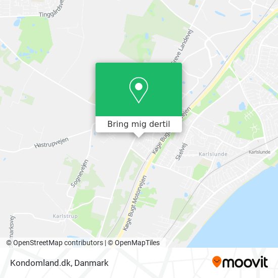 Kondomland.dk kort