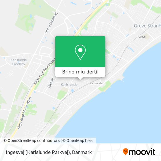 Ingesvej (Karlslunde Parkvej) kort