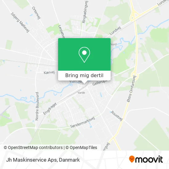 Jh Maskinservice Aps kort