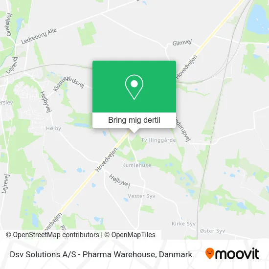 Dsv Solutions A / S - Pharma Warehouse kort