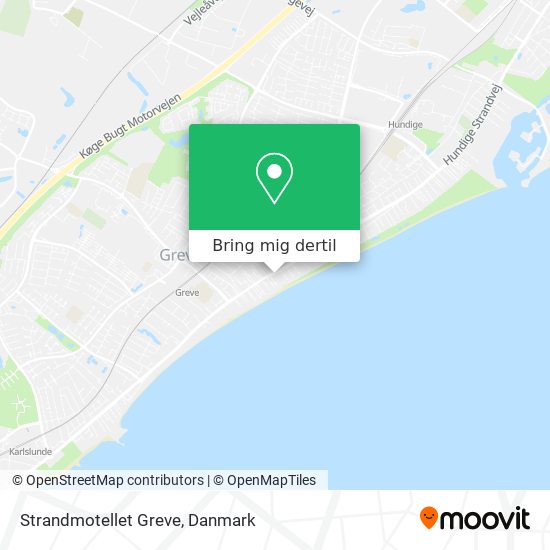 Strandmotellet Greve kort