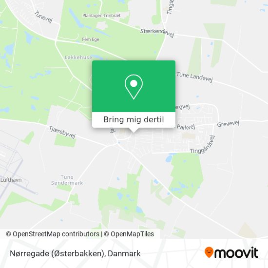 Nørregade (Østerbakken) kort