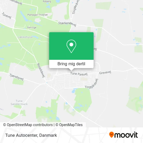 Tune Autocenter kort